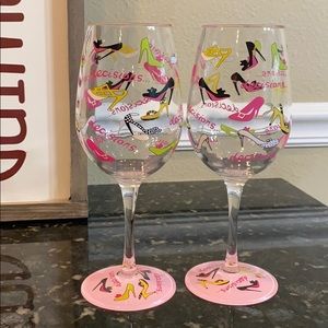 Acrylic wine glasses